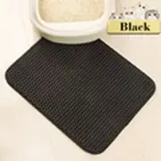 Waterproof Pet Mats Double Layer Litter Box Mats Non Slip Sand Pad Washable Mat