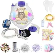 Balloon Stuffing Machine,New 17 inch Balloon Stuffer to Wrap Gift Balloon Filling Kit with 9 Accesorios Used for Wedding Christmas Birthday Party Decoration (Balloon stuffer+Expander+Pump)