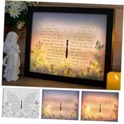 Sympathy Gift LED Memorial Shadow Box Memorial Gifts for As I Sit In Heaven