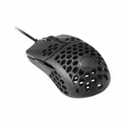 Cooler Master MM710 Glossy Black Gaming Mouse with Lightweight Honeycomb Shel...