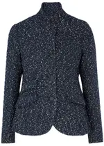 Rag & Bone Slade Bouclé Tweed Blazer - Blue - 8 (UK12 / M) 8 (UK12 / M)