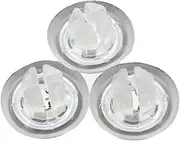 Jodriva 5Z0853695, for VW, for Polo, 4 9N 5 6R Sedan, for Vento, Cross Sporty 3pcs Triangle Exterior Cover Rearview Mirror Gasket Fastener Clip Automotive Mirror Replacement Trim