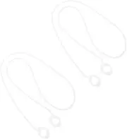 OSOLADY 2Pcs Silicone Lost Earphone Strap Neck Leash String for Wireless Earbuds Comfortable and Fashionable Accessory for Buds