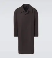 [Lemaire] Lemaire Wool and cotton-blend car coat AU 93 brown