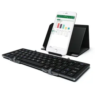 藍牙鍵盤 BOW 可折疊無線藍牙鍵盤 ipad平板手機電腦通用辦公便攜小鍵盤