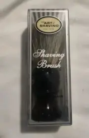 New In Box The Art of Shaving Genuine Pure Badger Hair 4" Shave Brush Free Ship