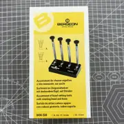 Bergeon Swiss 8404 Watch Hand Fitting Tool Set of 4 with Stand