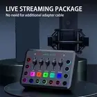Audio Mixer Rechargeable Compact Stereo DJ Mixer for Studio Stage Recording