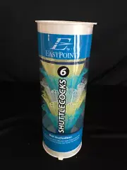 6 Pack Badminton Shuttlecocks Sports Official Size Badminton Shuttlecocks