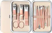 Manicures, Pedicure Kits, Nail Clippers, Built-in Nail File Nail Clippers Set Beauty Manicure Stainless Steel Nail Clippers 12 Pieces Professional Grooming Kits