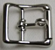 Belt Buckle "LOCKABLE PIN BUCKLE" Silver Color. 2.5 cm Belt, Free Post!
