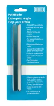 AMACO - use with Polymer Clay - Rigid Poly Blade with Cover Cutter Tool Round