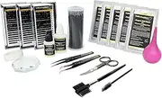 Professional Set - Silk Lashes - Silk Eyelashes - Volume Technology - C-Curl - 0.05 mm Thickness
