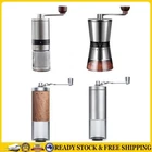 Manual Coffee Grinder Stainless Steel Spice Grinder with Hand Crank Detachable