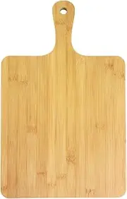 (Set of 6) Bulk Plain 16x10" Bamboo Serving Tray, Wood Charcuterie Platter, Cutting Board Set for Customized, Personalized Laser, CNC Engraving Gift Purpose, Wall Deco