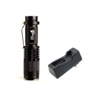 UltraFire Tactical Flashlight SK98 Adjustable Focus 3 Mode Small Portable Torch