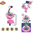 Deluxe Kidi Star Karaoke System with Disco Light, 2 Mics & Recording Feature