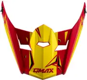 G-Max Unstable Youth Visor - Sm-Lg - Red/Yellow