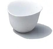 Tonami Shoten Triangular Deep Small Pot, Made in Japan, Musubi Cup, Won't Break Even If Dropped, Looks Like Pottery, Aluminum, Lightweight, Powdered, Small, Outdoor Activities, Camping, Can Be Repainted