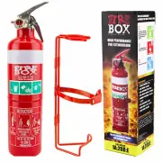 1kg Fire Extinguisher ABE Professional Dry Chemical Powder w/ Bracket Car Boat