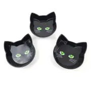 Temp-tations Black Cat Set of (3) 14-oz Figural Bakers Special Edition