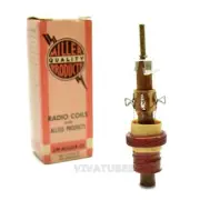 NOS NIB Miller No. 6325 4.2-30 mH Filter Choke Transformer with A.G.C. 3"