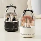Dustproof 6 Slot Cosmetic Storage Box Makeup Brush Holder for Home