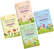 Dranng Grooved Handwriting Practice For Kids, Kindergarten Workbooks Children's Magic Copybooks, Handwriting Practice, Preschool Learning Activities for Holiday Or Birthday