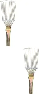 Housoutil Pcs Horse Cattle Grooming Rake Pet Hair Brush Livestock Hair Scraper Metal Horse Brush Easy to Handle