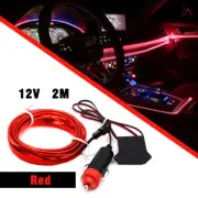AUXITO 2m Car Atmosphere Wire Auto Strip Light LED Strip Decor Lamp Accessories (for: Peugeot)