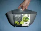NEW Joseph Joseph Nesting Colanders Stackable Set with Easy-Pour Corners Gray