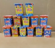 Lot of 13 Official WACKY PACKAGES Minis series 1 , 2 , 3, New Sealed Blinds