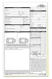 Vehicle Use Agreement for Car Dealership - 8.5"×14" Carbonless 2-Part Edge-Glued