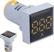 ASHATA Voltage Indicator with High Durability Light Panel Voltage Meter Indicator for Electricity, Telecommunications,Machine Tools,Ships (Yellow)