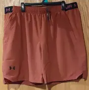 NWT Men's Under Armour Vanish Woven Bin Shorts 2XL 1370382-688 Cinna Red -3429