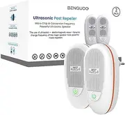 BENGUOO Ultrasonic Mouse Repellent BG308-2P Pack of 2 for Control of Rats Cockroaches Insects Spider