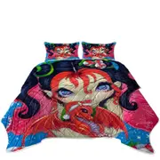 Faces of Faery #182 Christmas Fairy and Dragonling Coverlet