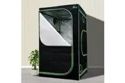 Green Fingers Grow Tent 1000W LED Grow Light 90X90X180cm Mylar 6" Ventilation