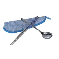 在飛比找蝦皮購物優惠-OSAMA 幸運草環保筷 自備餐具袋 環保餐具組