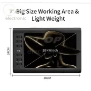 10x6" Digital Graphics Drawing Tablet PC Artist Board Pad Painting +Pen