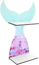 Cabilock Hanging Shelf for Plants Mermaid Wall Decor Wall Mounted Bookshelf Nursery Decor