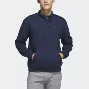 Size XL- Adidas Men's Go-to Quarter Zip Golf Pullover, Collegiate Navy.