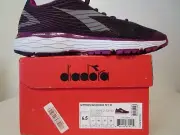 Diadora Womens Mythos Blushield Fly Running Shoe Sneakers Plum Size 6.5 C8132