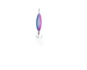 Clam Outdoors Leech Flutter Spoon - Glow Rainbow - 1/4 oz #8 Treble Hook