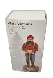 Department 56 Paul Bunyan Statue Figurine #6003173 Minnesota Lumberjack Village