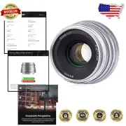 Ultra-Lightweight 35mm F1.7 Aperture Prime Lens for Fujifilm Mirrorless Cameras