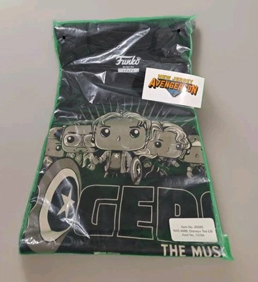 Funko Pop! Marvel Collectors Corp Rogers The Musical Large T-Shirt Sticker *New*