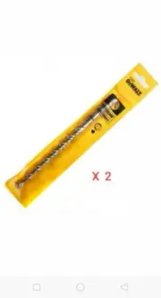 2 x DeWalt SDS Hammer Masonry Drill Bits 8mm x 200 mm Concrete Brick Tile Stone