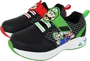 [Ground Up] Mario and Luigi Kids Sneakers Boys Light Up Hook and Loop