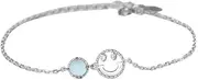 [JUCACE] Bracelet for Women,Bracelets,S925 Sterling Silver Glaze Bracelet Women's Bracelet Jewelry Silver